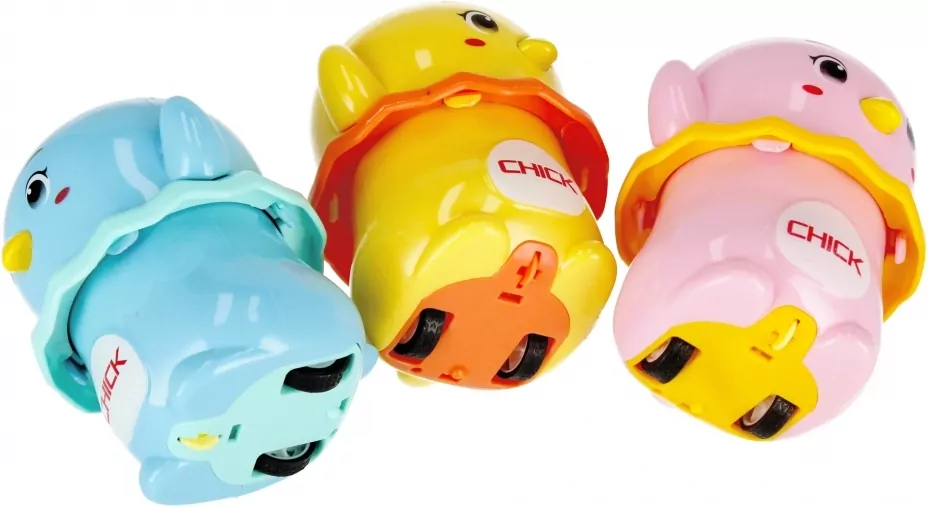 Kurczak naciśnij i jedź 8cm, mix - tantis.pl