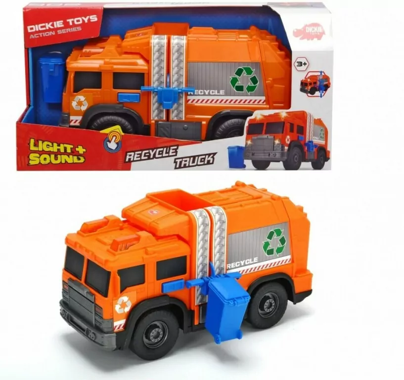 Śmieciarka pomarańczowa 30cm - tantis.pl