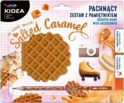 Pamiętnik z akcesoriami Słony karmel KIDEA