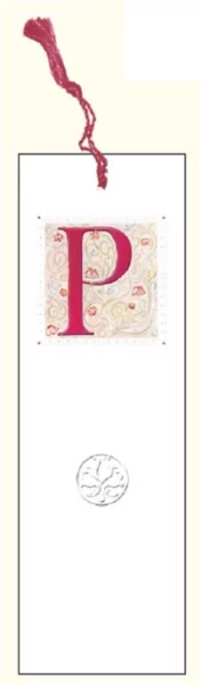 Zakładka do książki z anagramem. Litera P - tantis.pl