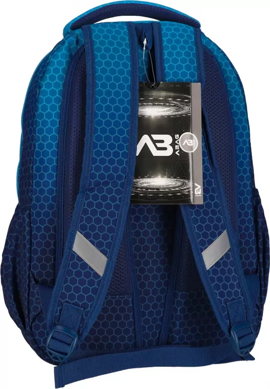 Plecak 3-komorowy Hexagon Blue Ombre Astra - tantis.pl