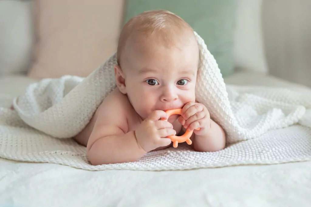 Gryzak dla dzieci Kurczak brzoskwiniowy - tantis.pl