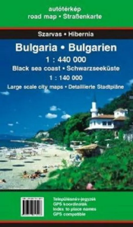 Mapa samochodowa - Bułgaria 1:440 000 - tantis.pl