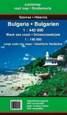 Mapa samochodowa - Bułgaria 1:440 000