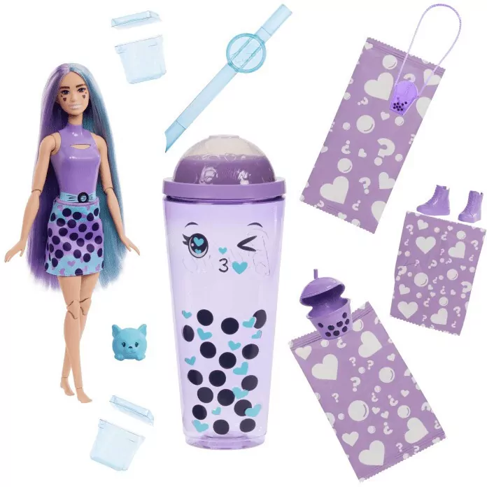 Barbie Pop Reveal Lalka Mleko Taro Seria Bubble - tantis.pl