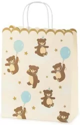 Torebka na prezenty Misie 26x32.5x13 cm, mix