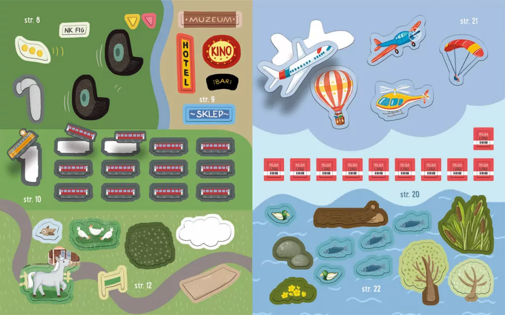 W podróży. Zabawy z Felusiem i Guciem - tantis.pl