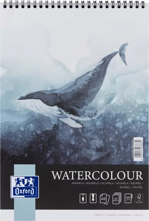 Blok A5/20K watercolour spirala - tantis.pl