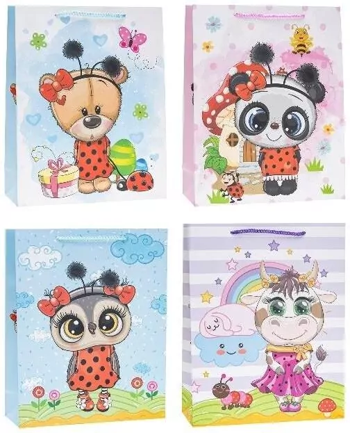 Torebka dziecięce 26x32x10cm mix ROZETTE - tantis.pl