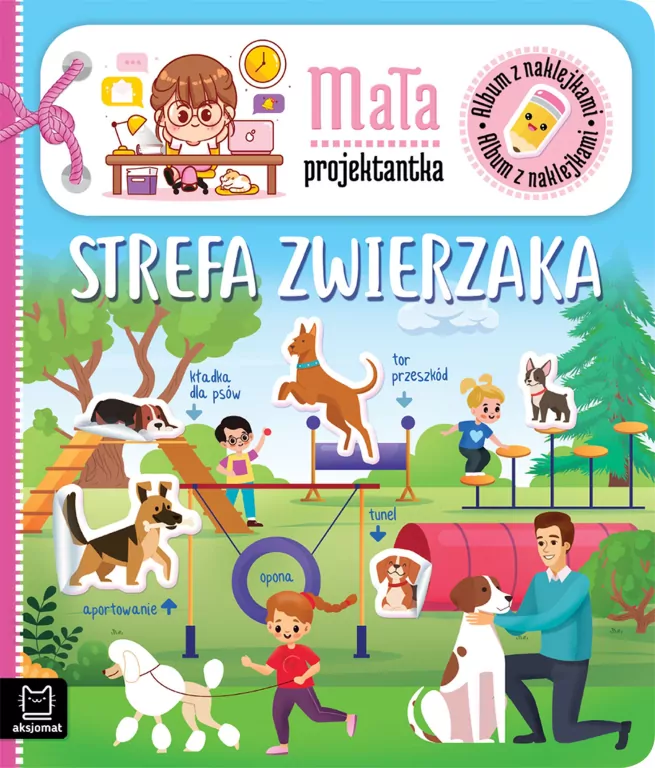 Album z naklejkami. Mała projektantka - tantis.pl
