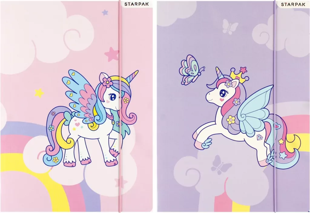 Teczka z gumką A4. Unicorn - tantis.pl