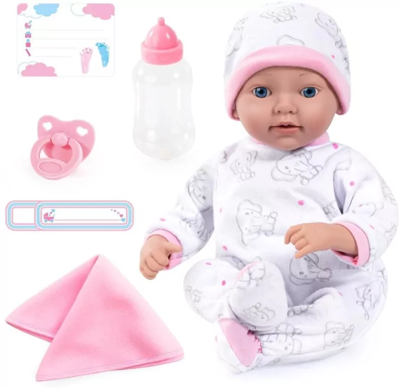 Lalka Reborn Baby 38cm z akcesoriami - tantis.pl