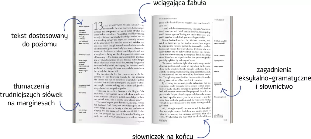 Angielski. Wuthering Heights. Wichrowe Wzgórza - tantis.pl