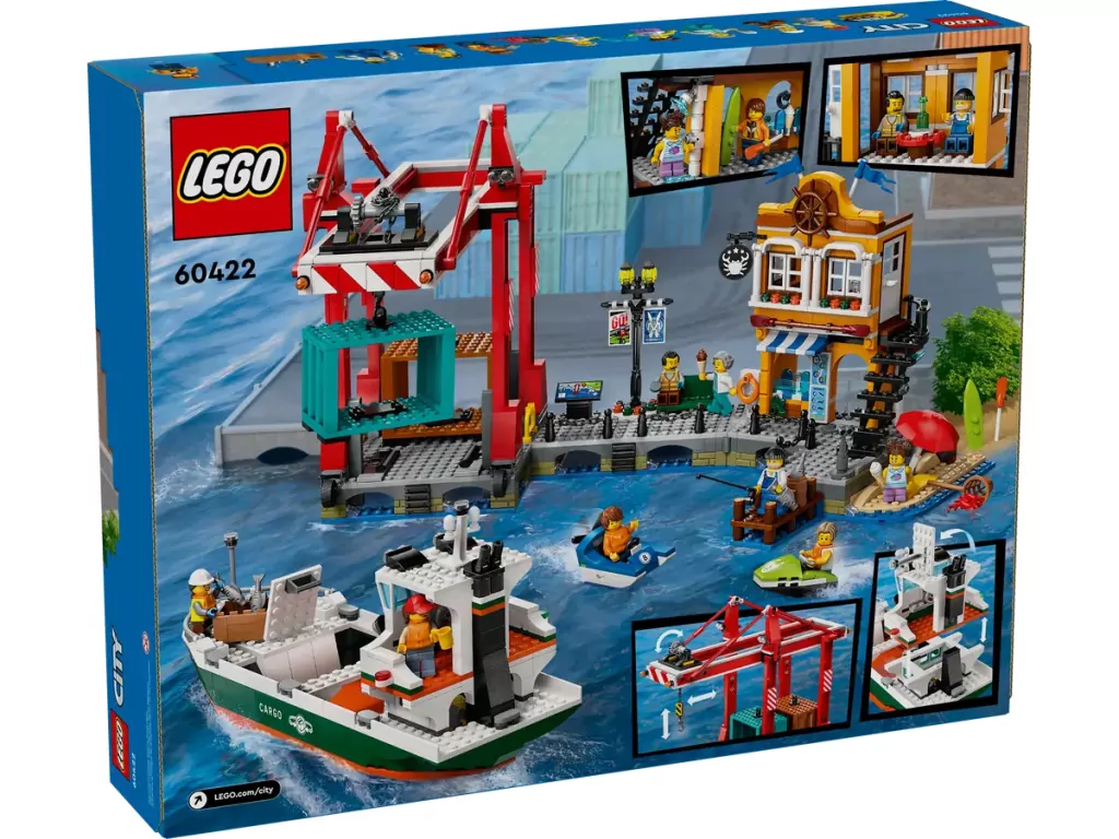 LEGO® City. Port ze statkiem towarowym 60422 - tantis.pl