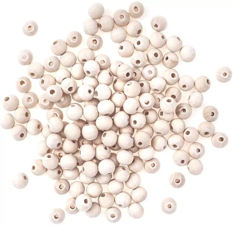 Koraliki drewniane kulki 10mm - tantis.pl