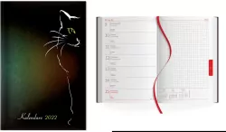 Kalendarz 2024 Tygodniowy A5 Kotki jasne SK1