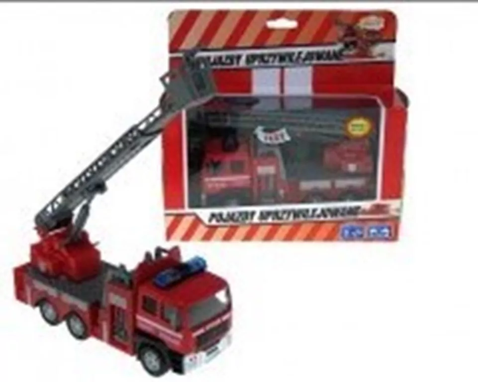 Wóz strażacki z dźwiękiem 14cm - tantis.pl