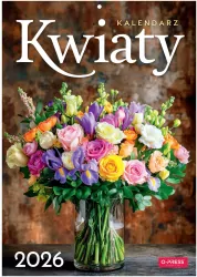 Kalendarz 2026 A4 Wieloplanszowy Kwiaty