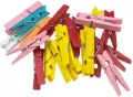 Klamerki kolorowe 4,5cm, 20 sztuk - tantis.pl