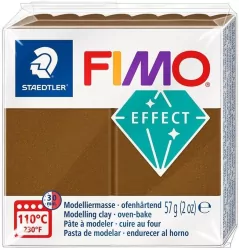 Masa termoutwardzalna Fimo Effect 57g brązowy