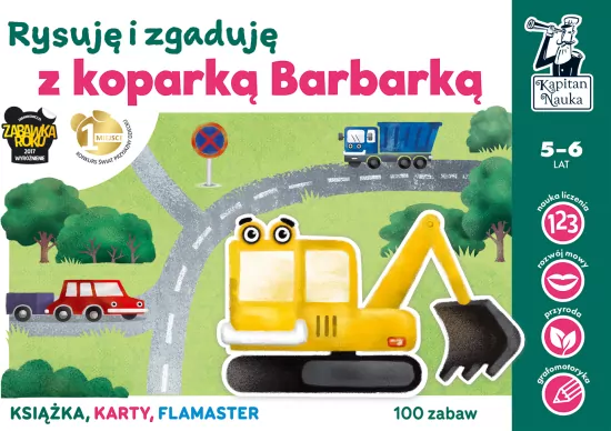 Rysuję i zgaduję z koparką Barbarką. Kapitan Nauka