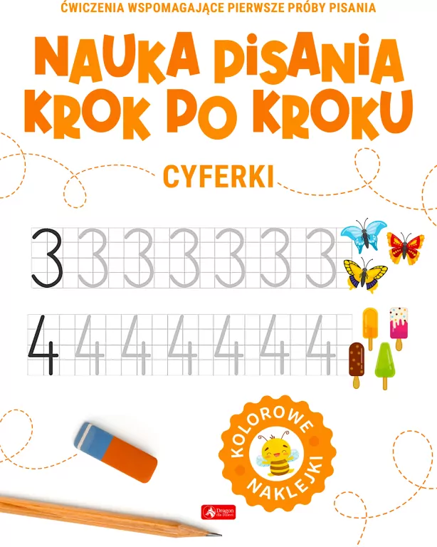 Nauka pisania krok po kroku. Cyferki - tantis.pl