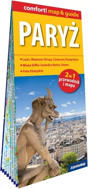 Przewodnik i mapa. Paryż 2w1 - tantis.pl