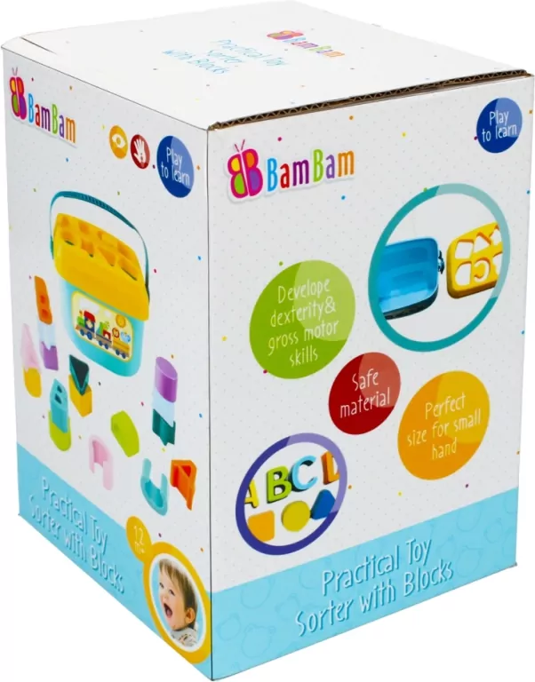 Sorter wiadereczko 2w1 BAM BAM - tantis.pl