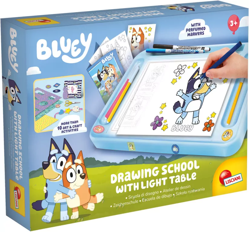 Szkoła rysowania z tablicą Bluey - tantis.pl