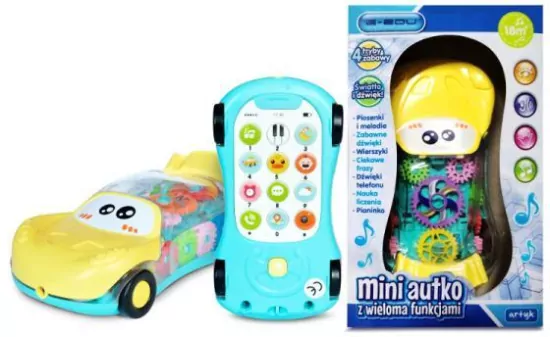 Mini autko z wieloma funkcjami E-Edu