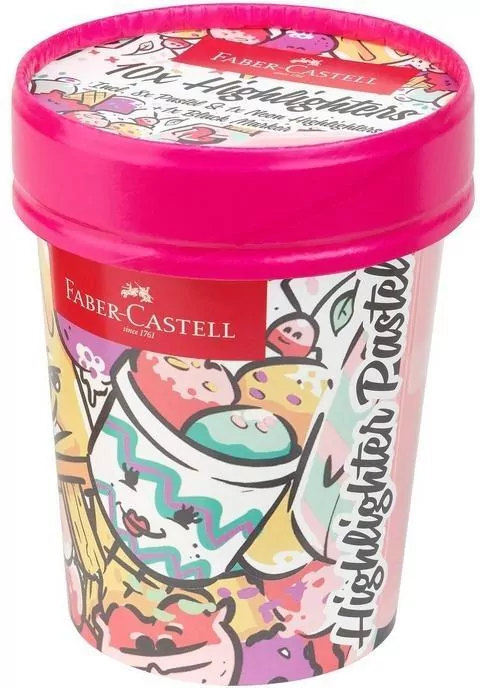 Zakreślacze Textliner pastel. 10kol FABER CASTELL - tantis.pl