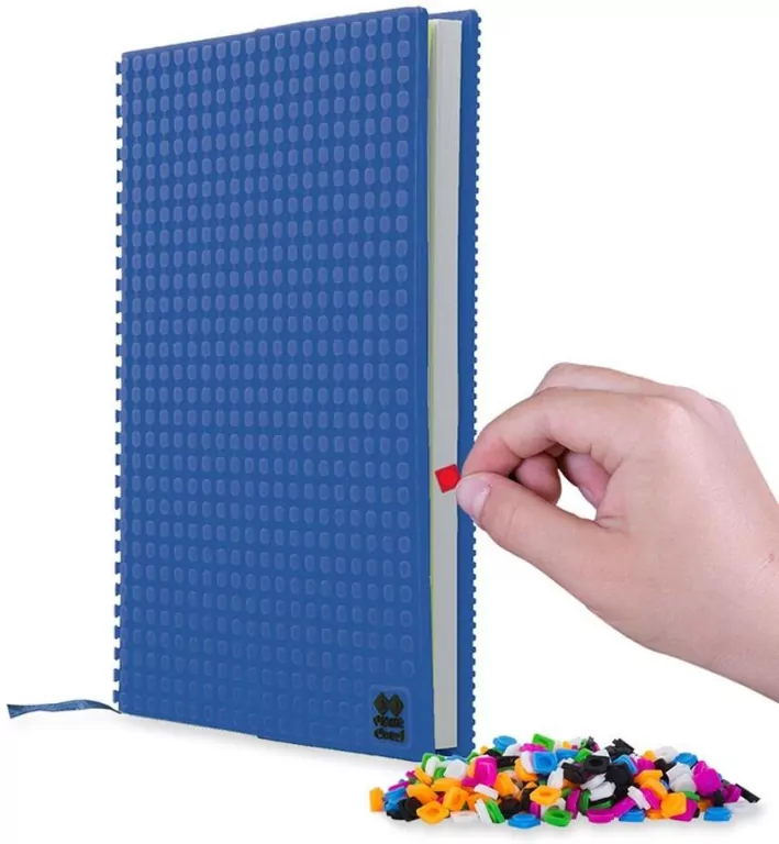 Zeszyt A5 w linię z niebieskim panelem - tantis.pl