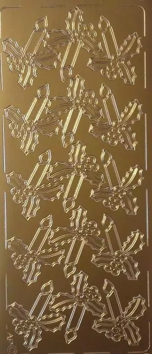 Stiker ażurowy złoty - tantis.pl