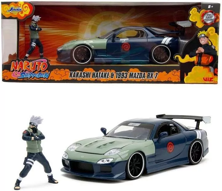 JADA. Naruto 93 Mazda RX-7 z figurką 1:24 - tantis.pl