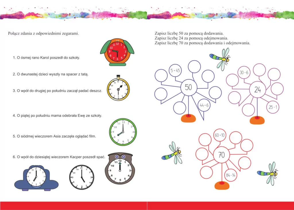 Matematyka. Dodawanie/odejmowanie. ĆW dla klas 1-3 - tantis.pl
