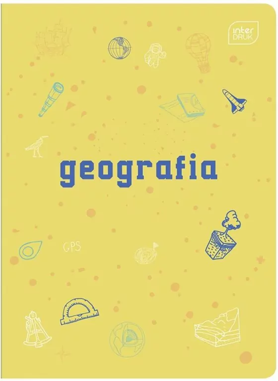 Zeszyt A5/60K kratka Hybrid Geografia - tantis.pl