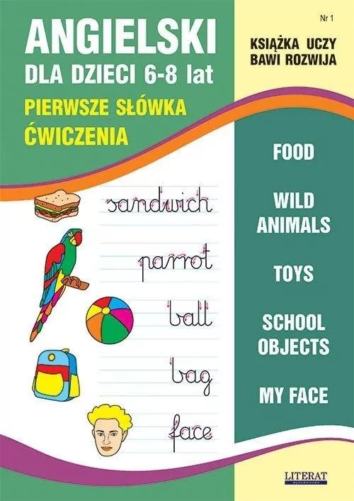 Angielski dla dzieci 6-8 Nr 1 Pierwsze słówka - tantis.pl