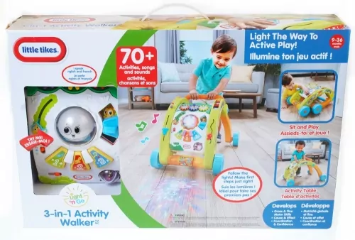 Little tikes Chodzik i stół aktywności 3 w 1 - tantis.pl