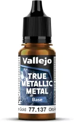 Vallejo: 77.137 - True Metallic Metal - Base - Arcane Gold (18 ml)