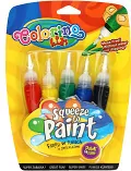 Farby colorino kids w tubach z pędzelkiem 5 kolorów - tantis.pl