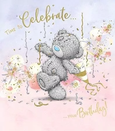 Kartka urodzinowa Time to celebrate your birthday - tantis.pl