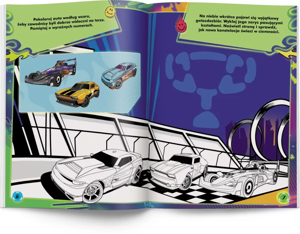 Hot Wheels. Pstryk! Co widać nocą? - tantis.pl