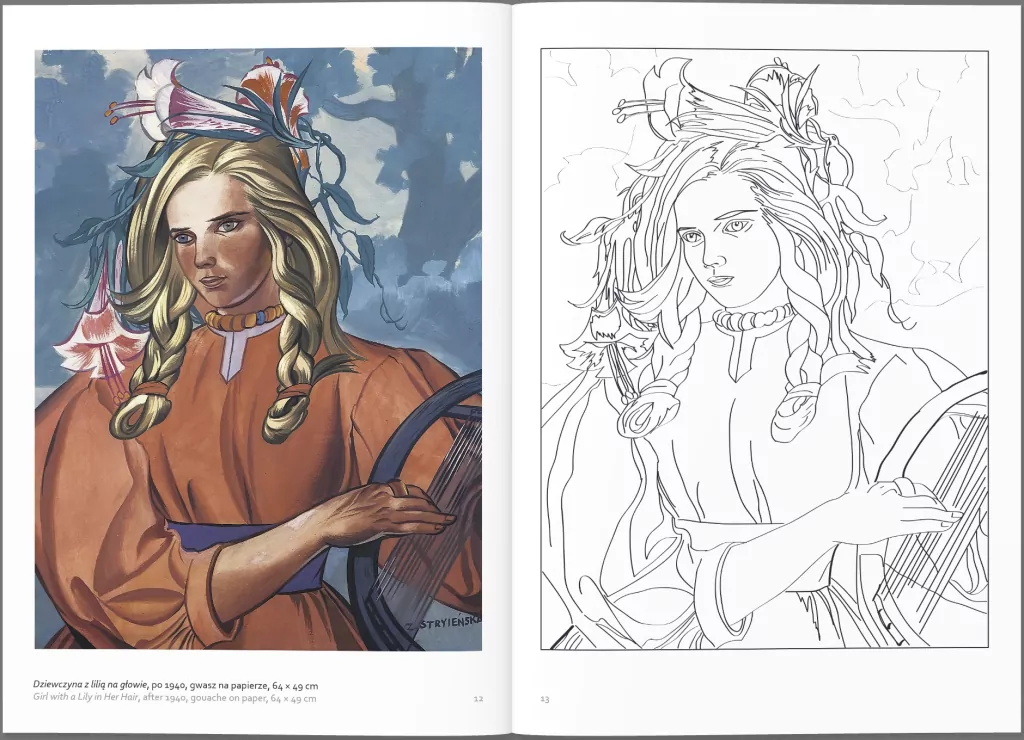 Zofia Stryjeńska. Zeszyt do kolorowania - tantis.pl