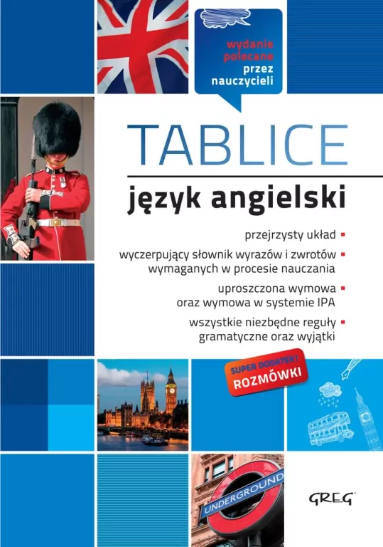 Tablice. Język angielski. Gramatyka. Słownik. Rozmówki - tantis.pl