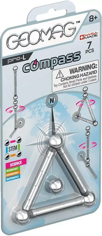 Klocki magnetyczne Geomag Pro-L Compass 7 elementów - tantis.pl