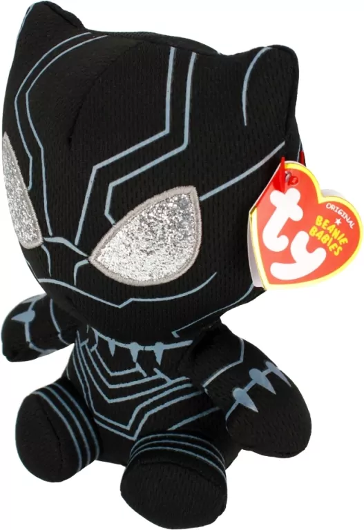 Beanie Babies. Marvel. Black Panther 15cm - tantis.pl