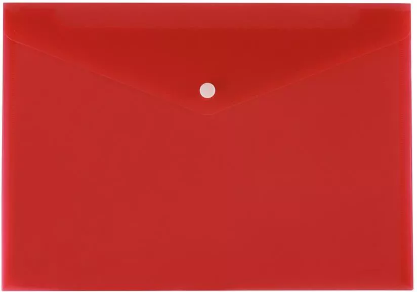 Teczka koperta A4. Satyna czerwona - tantis.pl