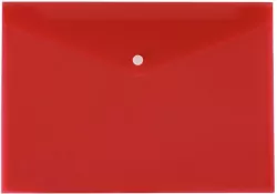 Teczka koperta A4. Satyna czerwona