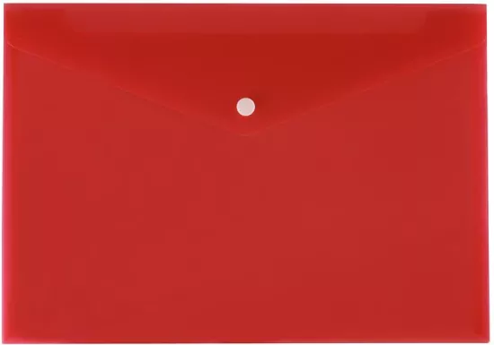 Teczka koperta A4. Satyna czerwona