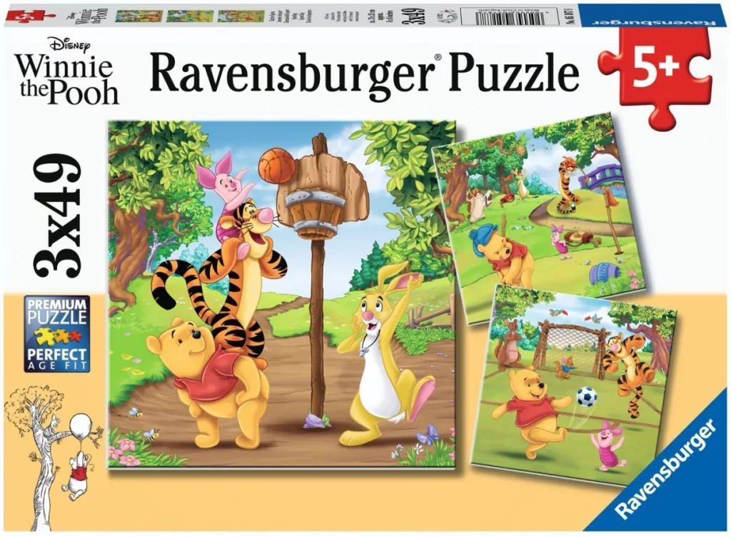 Puzzle 3x49 Winnie the Pooh - tantis.pl